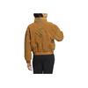 Adidas Neo Solid Color Lambswool Stand Collar Jacket Women Jacket Ginger-Yellow HZ2421