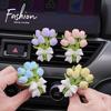 Tulip Car Perfume Aroma Diffuser Flower Long-Lasting Light Fragrance Car Diffuser Stone Fragrance Clip Car Decoration for Girls