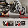 Metal Motorcycle Bike Stand Rear Universal Wheel Lift Bike Forklift Red