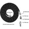 5.9ft Airbrush Hose Air Compressor Hose Airbrush Painting Airbrush Connecting High Quality Standard 1/8\" Fittings