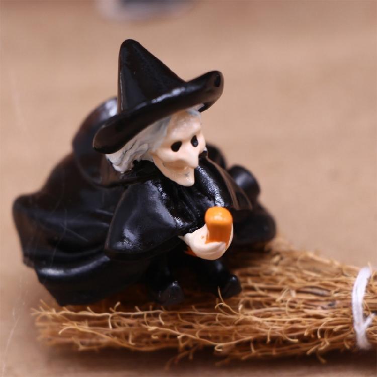 Halloween Village Pumpkin And Elf Door Miniature Set Dollhouses Tabletop Decoration Miniature Scene Props