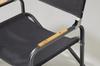 LALPHA Outdoor Chair Folding Chair Compact Slim Low Chair 610 x 535 x 690mm LV-150BK