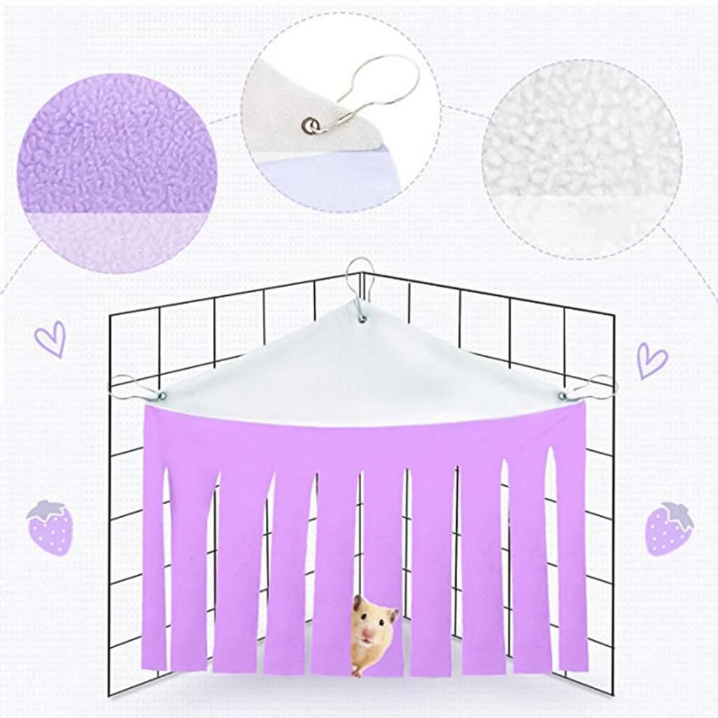 Ferret Hammock Ferret Cage Bed Multifunctional Habitat Hide Sleeping Playing For Hamster Chinchilla Dwarf Sugar Glider Pet
