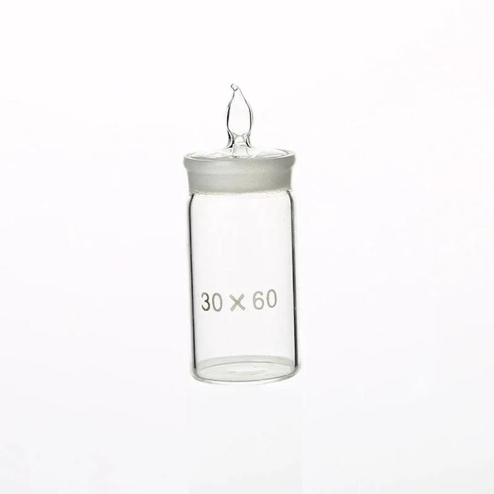 50*30mm 40*25mm 60*30mm 70*35mm Low or Tall Glass Weighing Dish Bottle with Ground Glass Stopper