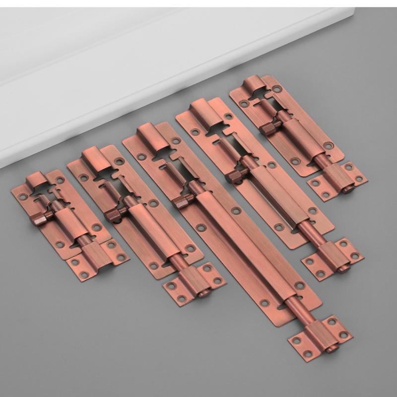 201/304 Edelstahl Tor Sicherheits-Türriegel Riegelverschluss Bolzen 3/4/5/6/8/10/12 Zoll Türriegel Beschläge Für Heimwerker