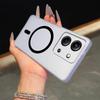 Frosted Semi Clear Magnetic Phone Case for Xiaomi Redmi 15C 5G,15C 4G Soft TPU Shockproof Cover