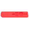 Silicone Protective Cover for Xiaomi TV Stick 4K Anti Slip Remote Control Case with Lanyard Red