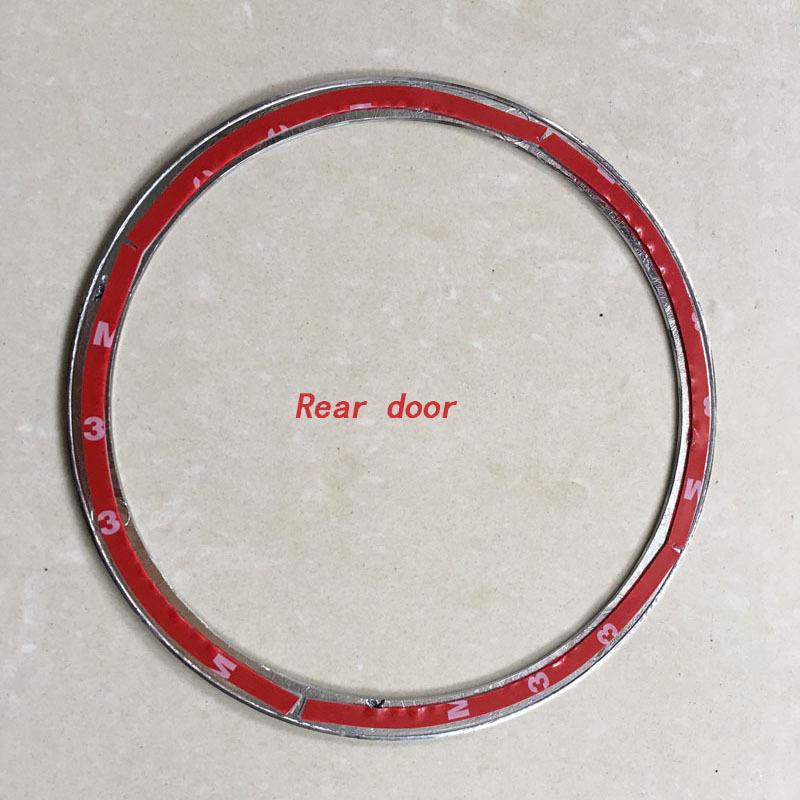 Interior Frame Speaker Box Plated Ring for Nissan Qashqai J11 2014 2015 2016 2017 2018 Chrome Car Accessories 4 Pcs