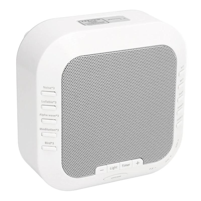 White Noise Sound Machine 28 Solfeggio Frequencies Rechargeable Portable Baby Sleep Machine Soothing Sounds Sleep Therapy Sound
