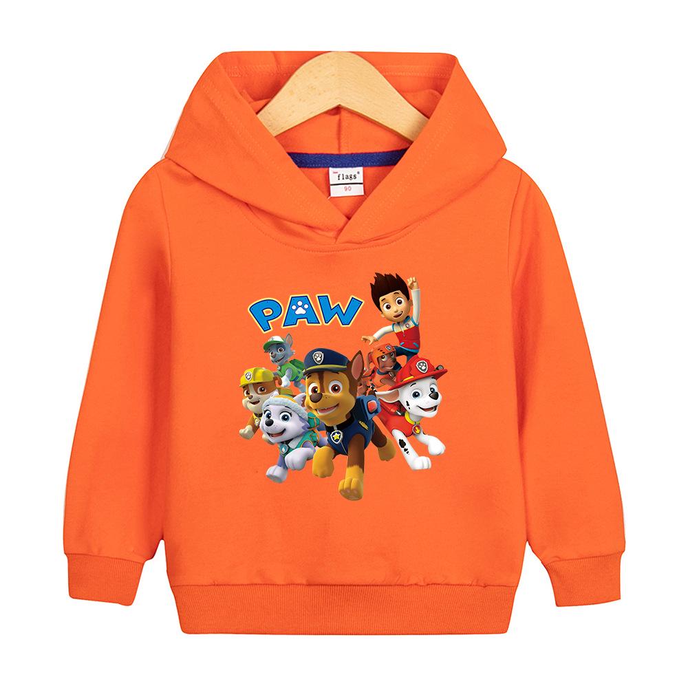 Paw Patrol Boys' Hooded Sweatshirt - Stylish, Loose-Fit Autumn Jacket for Kids