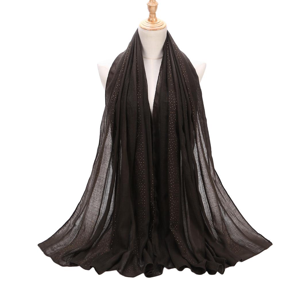 90x180cm Shining Linen Hijab, Scarf Shawl for Women