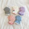 Koreanische Süßkirsche Kinder Warme Handschuhe Winter Winddicht Verdicken Jungen Mädchen Kinder Fahrradhandschuhe Niedlich Mode Babyhandschuhe