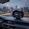 Universal A501 OBD2 Auto Meter Car HUD Turbo Gauge Car Head Up Display Smart Digital Security Alarm Water&Oil Temp RPM