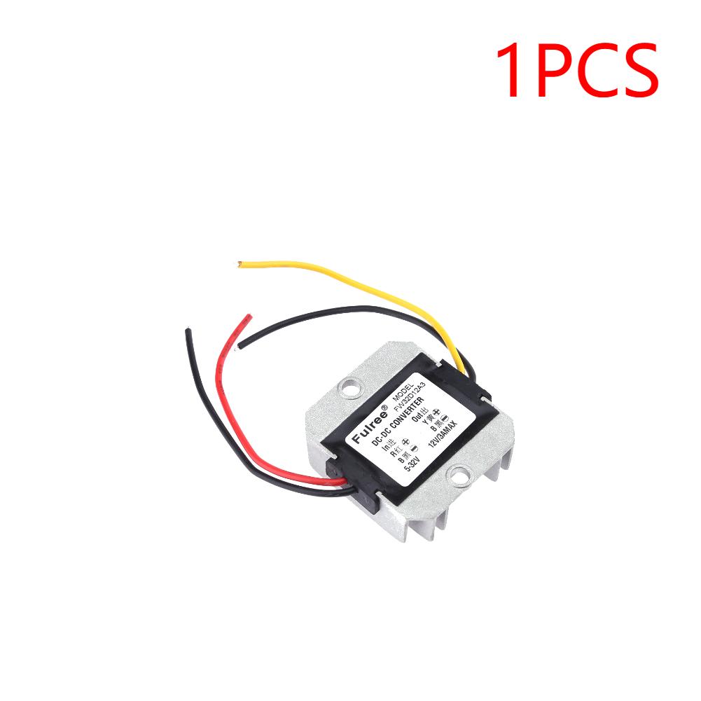 1-5 Piezas DC-DC 5-32V a 12V 3A Estabilizador de Voltaje Automático Convertidor de Potencia Regulador Inteligente Elevador Reductor Disipación de Calor