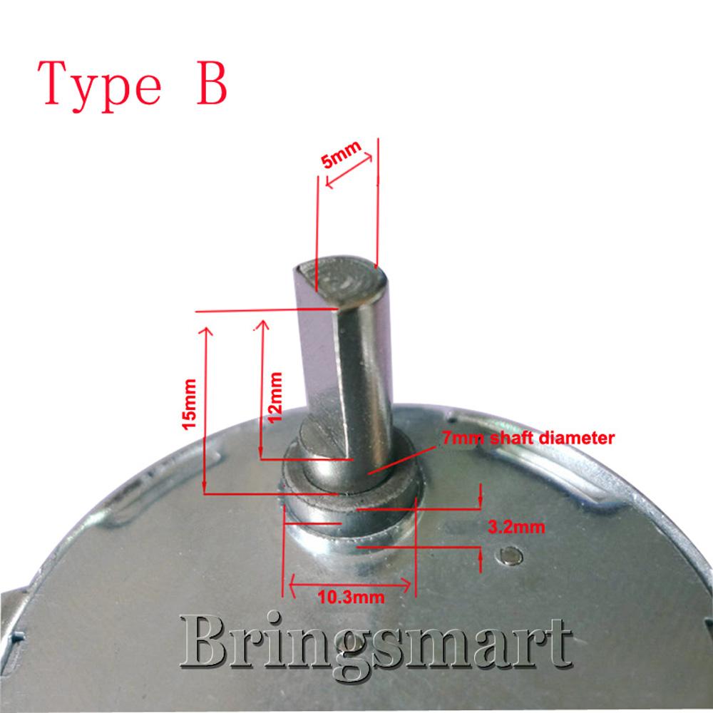 Bringsmart JS-50B(S) BLDC Motor DC Micro Electric Motor 4 Type Shaft Synchronous Brushless Motor 5V 6V 9V 12V 24V DIY Customized