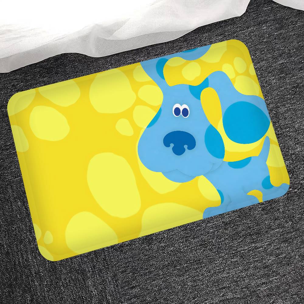 Blue Clues Room Mats Cheaper Anti-slip Modern Living Room Balcony Printed Welcome Rug