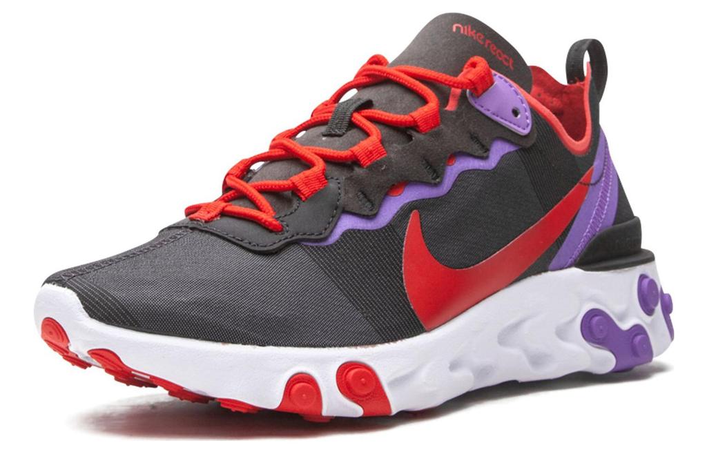 Nike React Element 55 Schwarz University Red Damen CQ9903-001