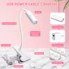 Lampa LED UV do paznokci DianaBeauty Światło LED UV z klipsem i elastyczną tubą Suszarka do manicure Światło utwardzające UV do utwardzania żywicy Nail Art