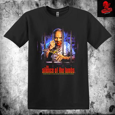 Men's and Women's T-shirts Silence Of The Lambs(1991) Horror Halloween Movie Unisex Cotton