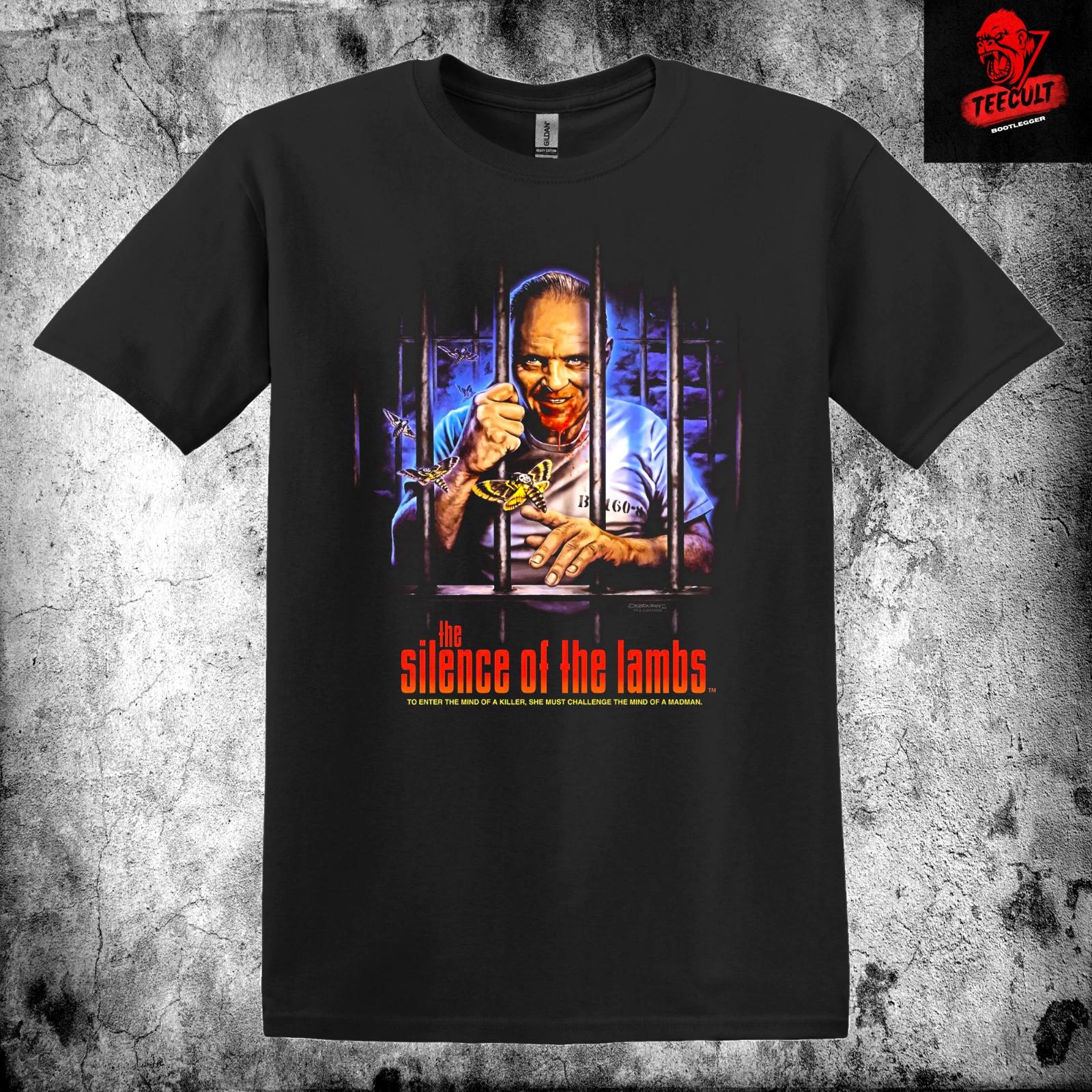 Men s and Women s T-shirts Silence Of The Lambs(1991) Horror Halloween Movie Unisex Cotton S