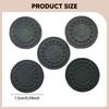 5 Pieces 1/64 Manhole Cover Models Miniature Covers Decorative for Collectors Mini