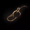 Temperament New Flat Snake Bone Chain Necklace Female Ins Tide Cold Wind Personality Retro Collarbone Neck Chain