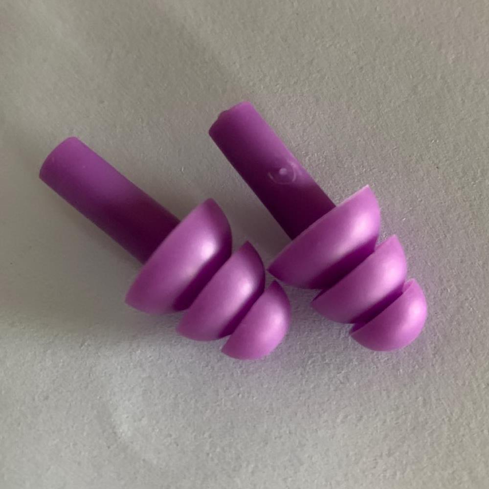 1 Pair Silicone Ear Plugs Anti Noise Snore Earplugs Comfortable For Study Sleep
