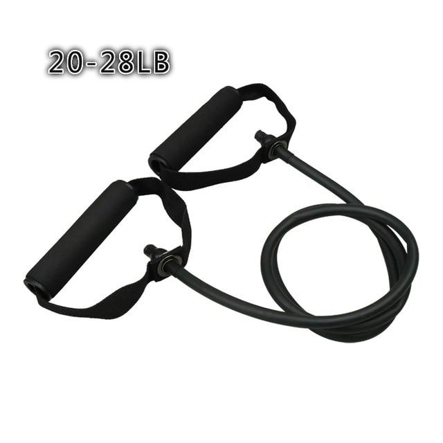 Resistance Bands with Handles Yoga Pull Rope Elastic Fitness Exercise Tube Band for Home Workouts Strength Training