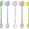 Cute Colorful Coconut Tree Cocktail Stirring Spoons