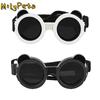 Pet Goggles for Small Dogs Sun Protective Dog Eyewears Pet Travel Goggles Round Cool Dog Sunglasses