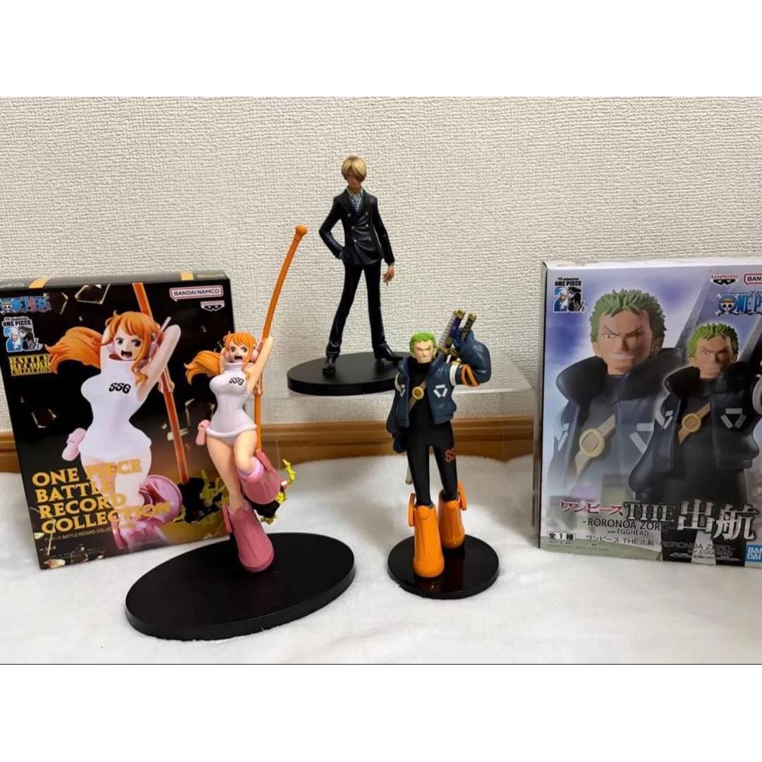 Б/у Набор Фигурок One Piece из 3 шт. Нами Зоро Санджи