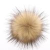 16Pcs Soft Pompom Balls for DIY Sweater Hat Shoes Craft Projects Clothing Accessories Decor Gift Set 8Cm Diameter Elastic Rope