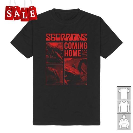 New SCORPIONS coming home live Gift For Fans Unisex S5XL Shirt CA654 Unisex T-Shirt M