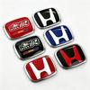 1PC Car Steering Wheel H Logo Emblem Cover Sticker Replacement for Civic Fit Jazz Accord CRV HRV City Odyssey Passport