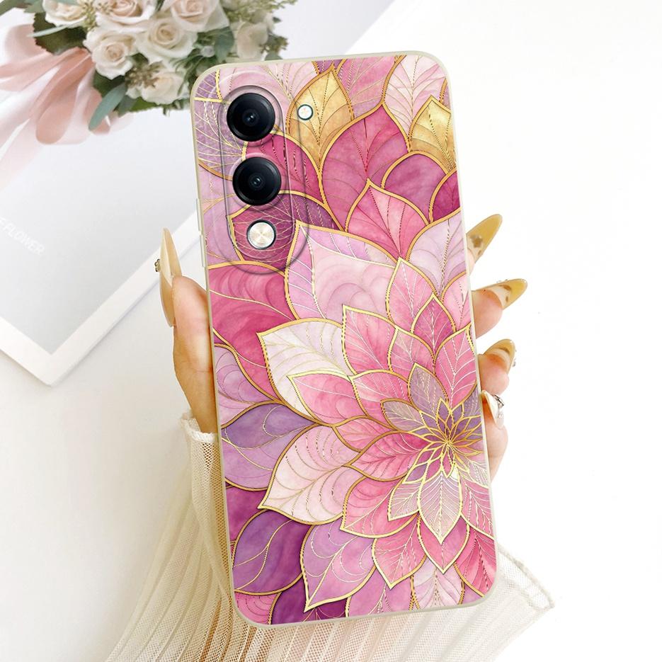 Für Vivo Y04 4G Hülle V2430 Niedliche Candy Cartoon Bemalte Abdeckung Weiche Silikon Handyhülle Für Vivo Y29s Y 29s VivoY04 VivoY29s Fundas