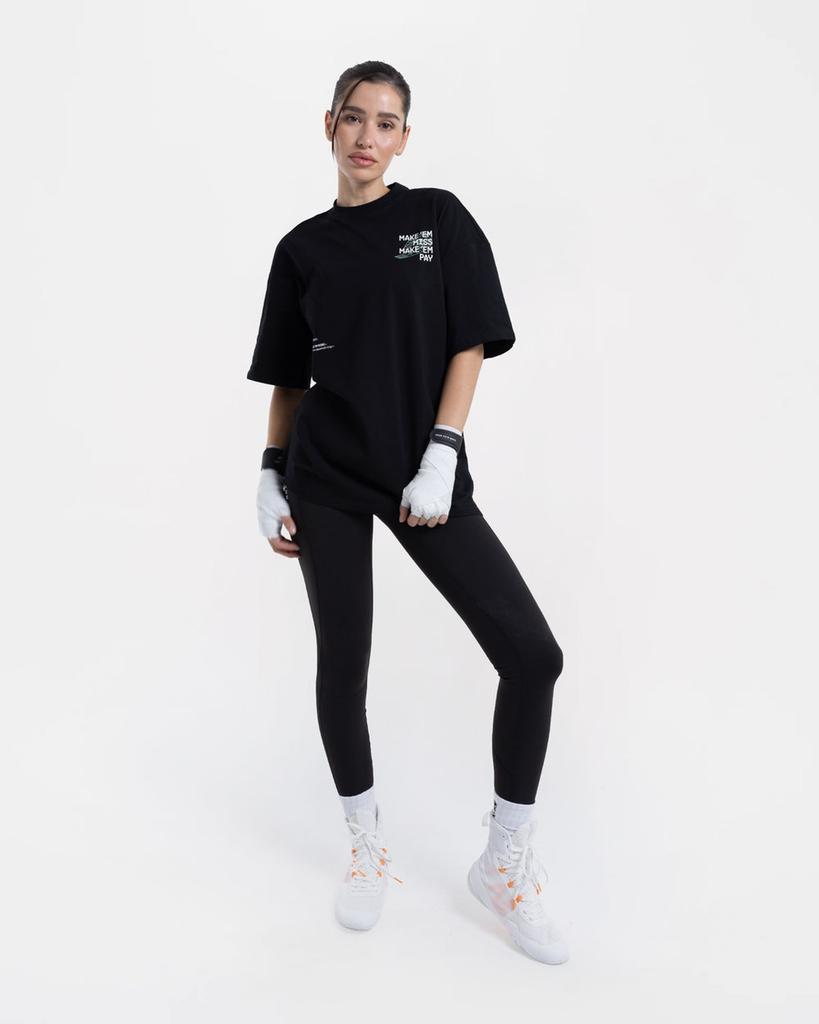 BOXRAW Make Em Miss Oversized T-Shirt - Women'S W Bxrw-Memot-W