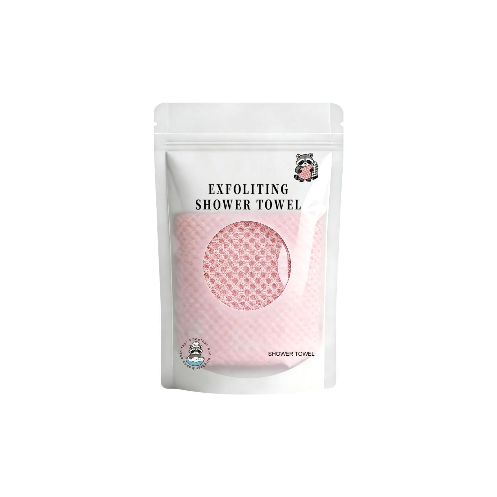 

Exfoliating Bath Towel, Cleansing Towel, Bath, Gentle Cleansing Towel, Smooth Skin one size белый