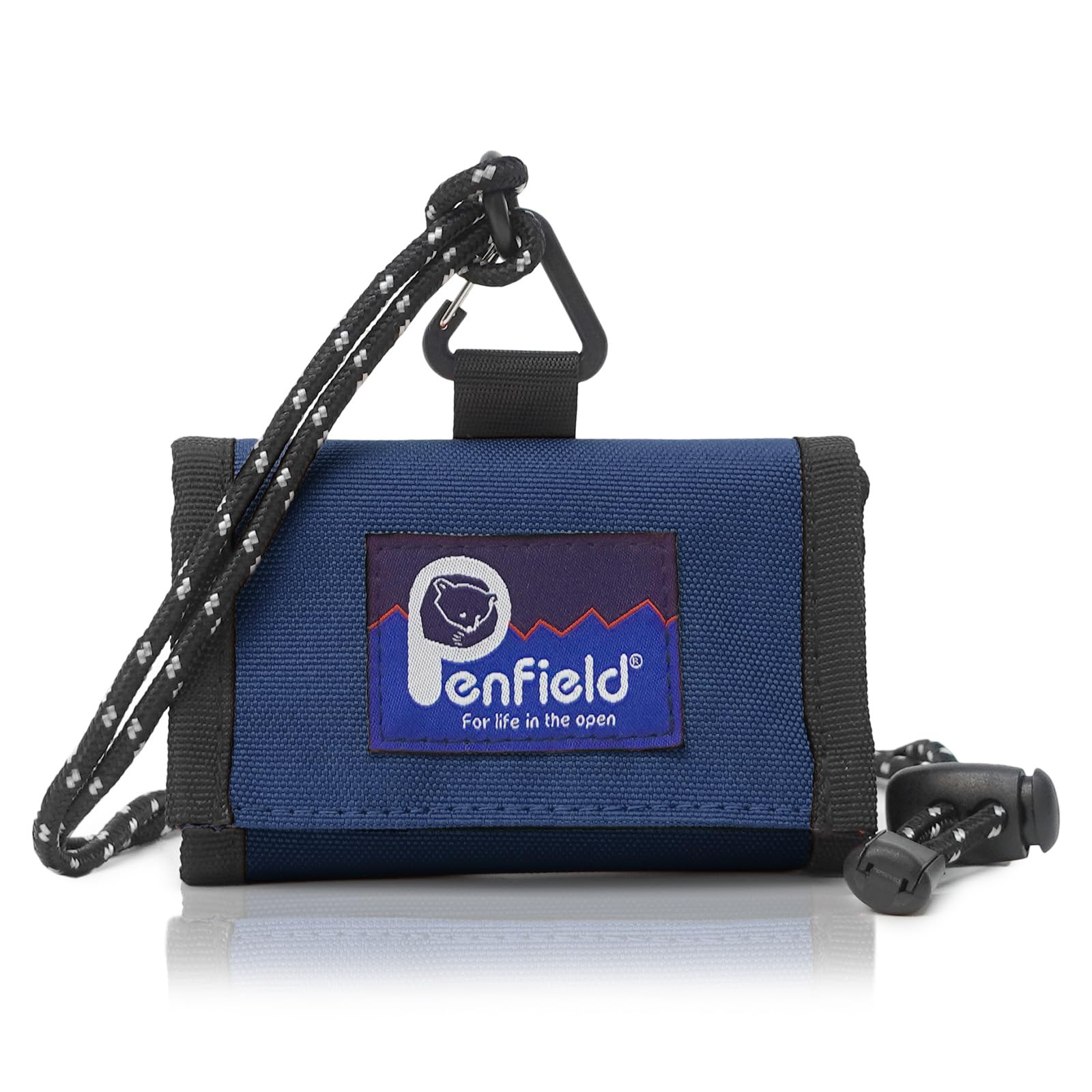 

Penfield Neck Card Coin and Bill Navy Wallet, Horizontal, Compact, Mini, 4-Fold, Slots, Slots, Slots, 20269506,