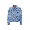 SS21 Meeuw Geborduurde Camouflage Denim Jas Heren jassen Blauw 2ESHTM1DJ709LF