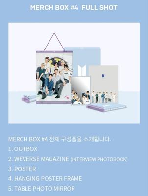 [USED] BTS MERCH BOX 4