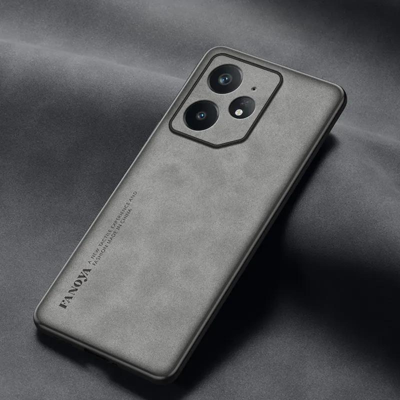 For Realme NEO 7 GT 7 Pro Luxury Skinsheep Leather Hard Case for Realme NEO7 GT7pro 6 T NEO 6 SE Protect Shockproof Matte Silicone Bumper