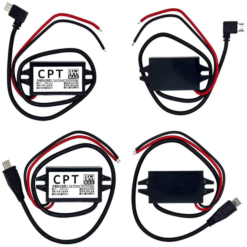 12V to 5V 3A 15W DC-DC Step Down Buck Converter Power Supply Module for Car Male Female USB Adapter Mini USB Micro USB Adapter