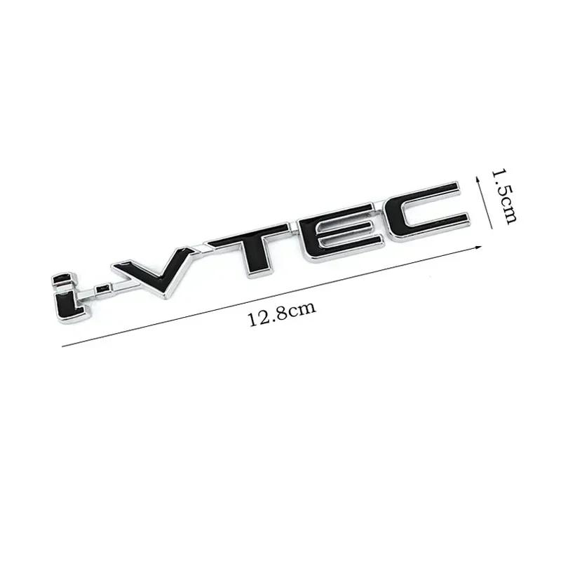 For Honda City CB400 CB750 I-VTEC VFR800 Civic Accord Odyssey CRV SUV Spirior 3D Metal Car Sticker VTEC Logo Emblem Badge Decals