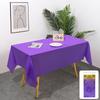 Peva Thickened Disposable Tablecloth With Dustproof And Oilproof Surface For Events And Decor