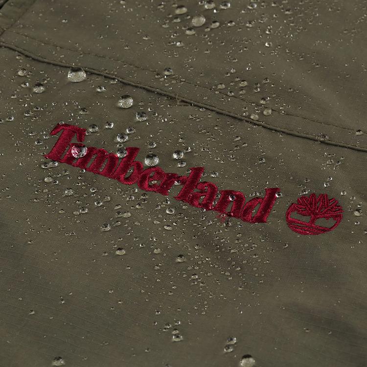 Timberland Outdoor Casual Water-Resistant Loose Fit Stand Collar Long Sleeve Jacket Men Jacket Army-Green A6FE2A58