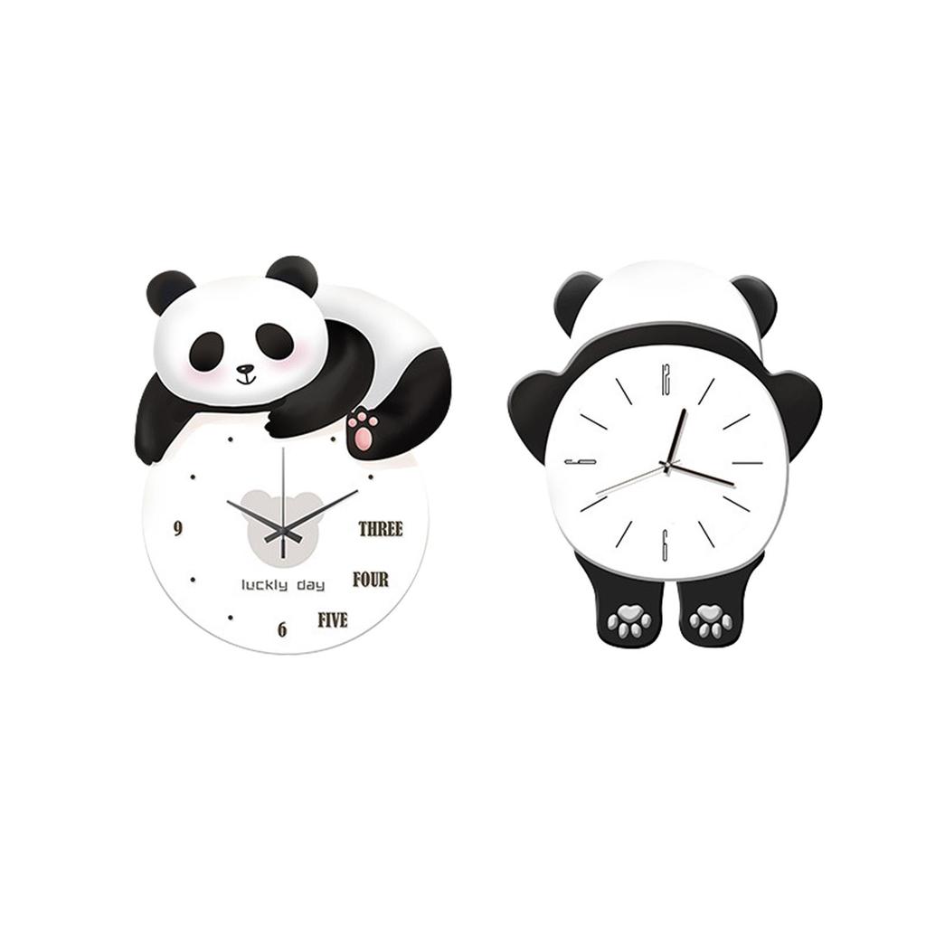 Animal Wall Clock Cartoon Home Decor Animal Collection Adorable Wall Hanging Clock for Bedroom Nursery Office Farmhouse Kitchen
