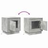 Nightstand 2 pcs Concrete Grey 44 x 34.5 x 45 cm Engineered Wood