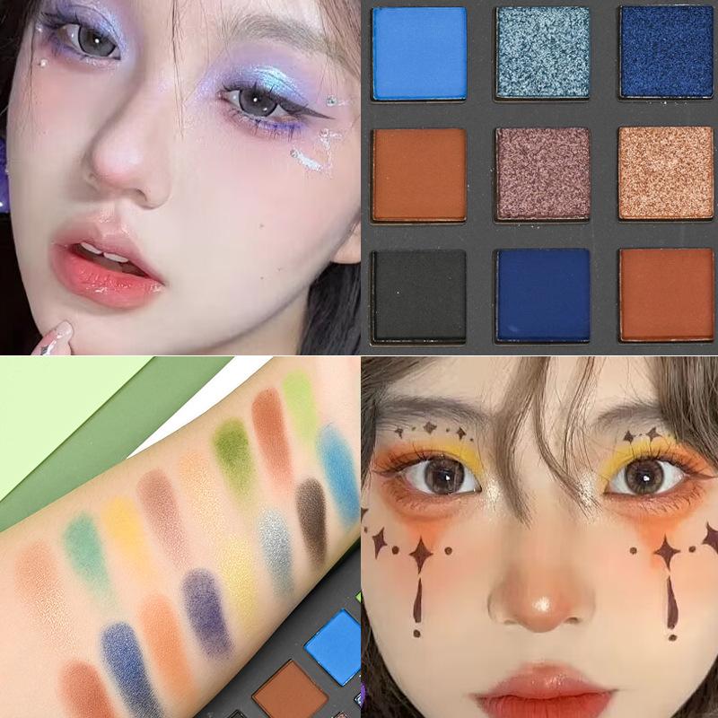 HDKT TikTok Hot 36-Color All-in-One Eyeshadow Palette: Shimmer, Highlight, Matte, Smoky Finishes, European & American Style.
