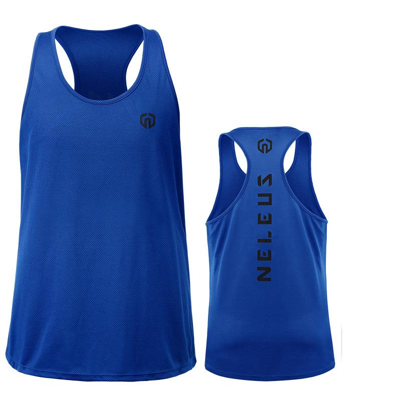 Men's Tank Vest Fitness Sleeveless Shirts Gym Shirt Bodybuilding Mesh Breathable Quick-drying Singlet Workout Running Tops S M L XL XXL 3XL 4XL