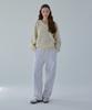KNOWING Kou Double-Fleece Training Pants (Melange Gray)